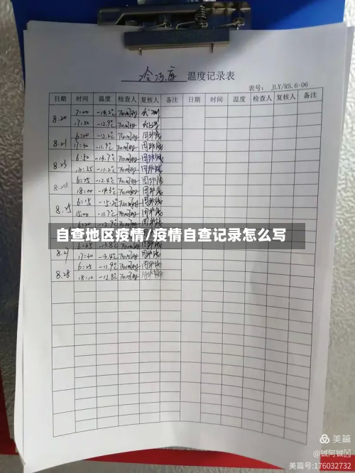 自查地区疫情/疫情自查记录怎么写-第2张图片